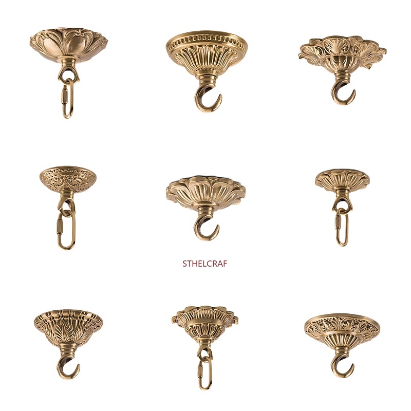 Zinc Furniture Hardware - 1PC High-end Brass Hook Home Improvement
