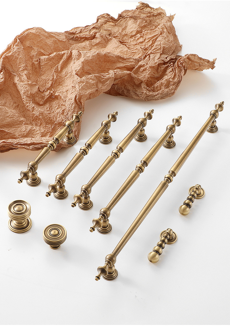 Furniture Hardware Drop Pulls - Solid Brass Cabinet Drop Pull Furniture