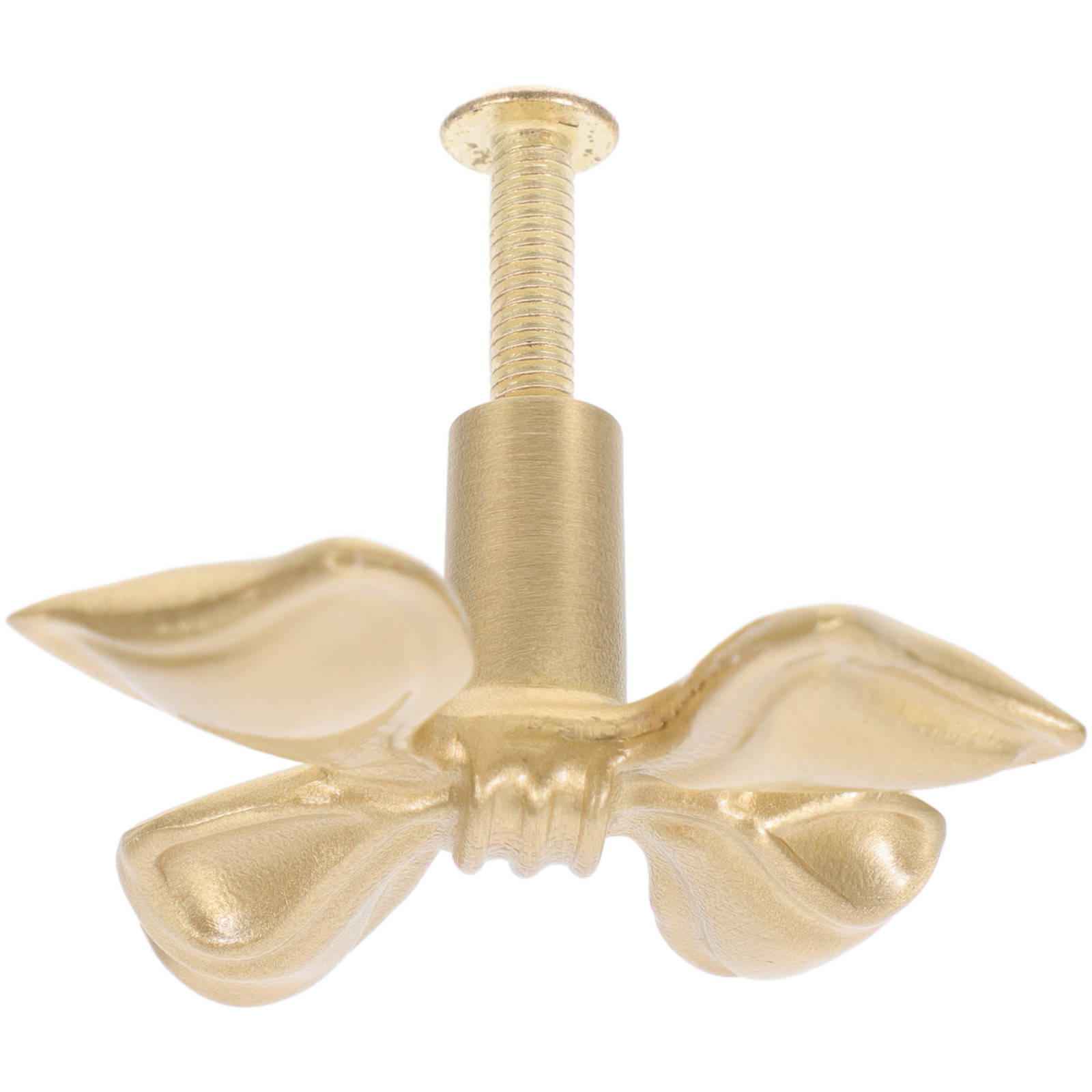 Unique Furniture Hardware - Bow Drawer Pull Brass Bowknot Decorative
