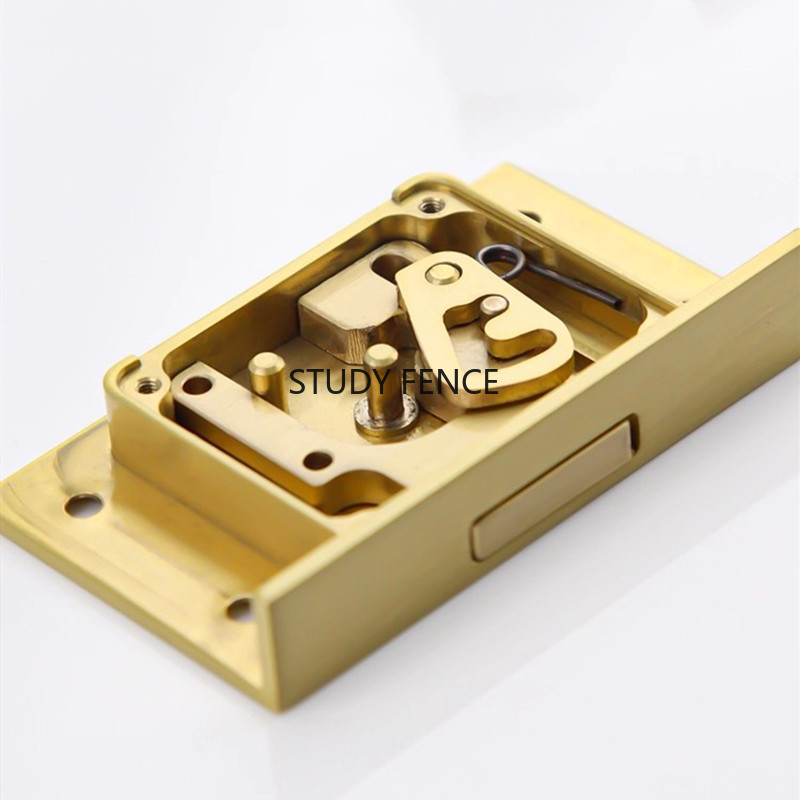 Furniture Hardware Fittings - 1PC Antique Metal Drawer Lock Wine