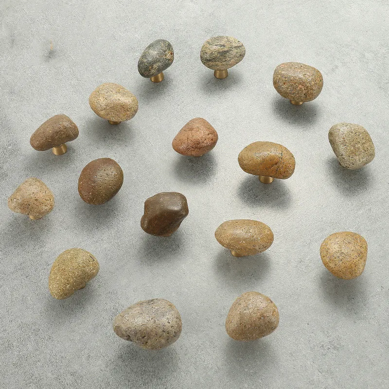 Unique Furniture Hardware - 1 Pc Unique Natural Stone +