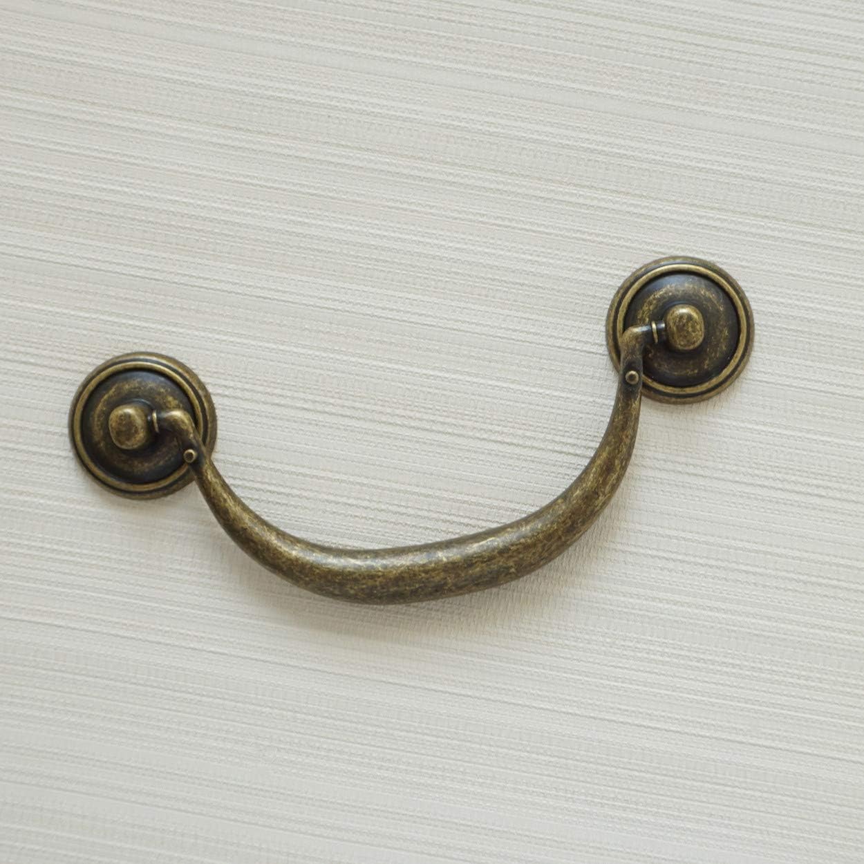 Antique Bronze Cabinet Handles - Furniture Hardware Drop Pulls review and price