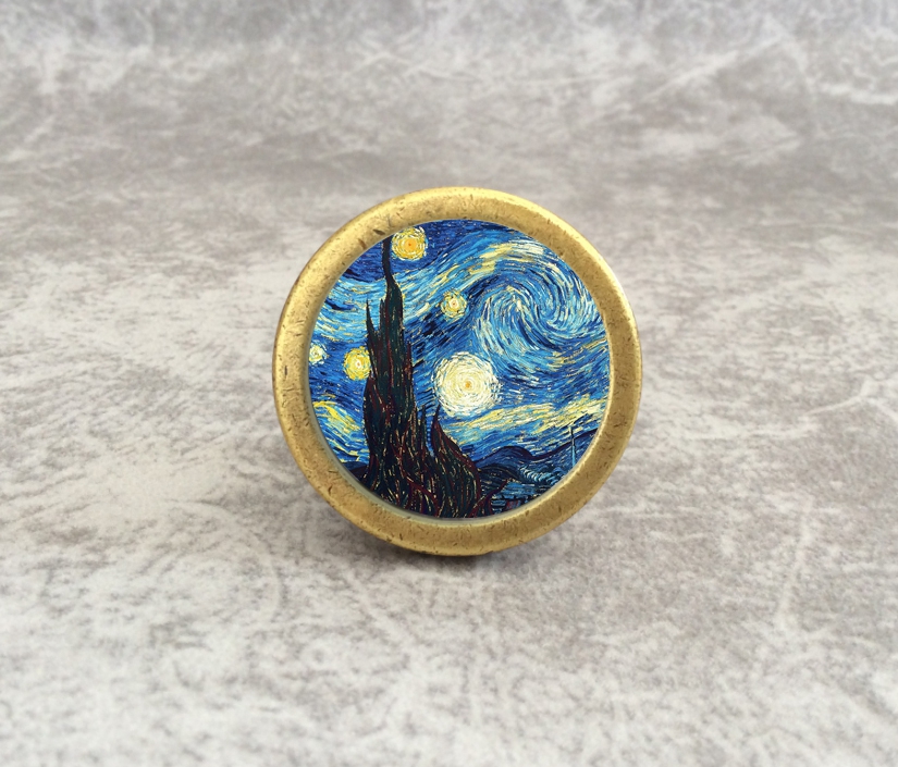 Starry Sky Dresser Knob Art Kn - Unique Furniture Hardware review and price