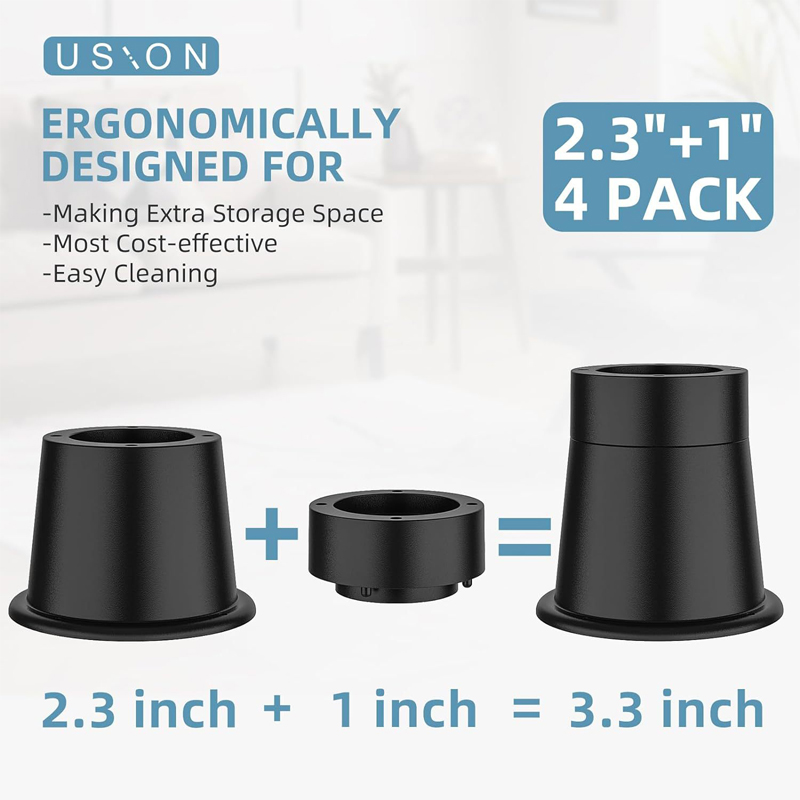 4Pcs Heavy Duty Furniture Rise - Furniture Hardware Legs review and price