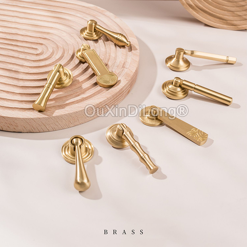 1PCS Chinese Style Brass Handl - Furniture Hardware Drop Pulls review and price
