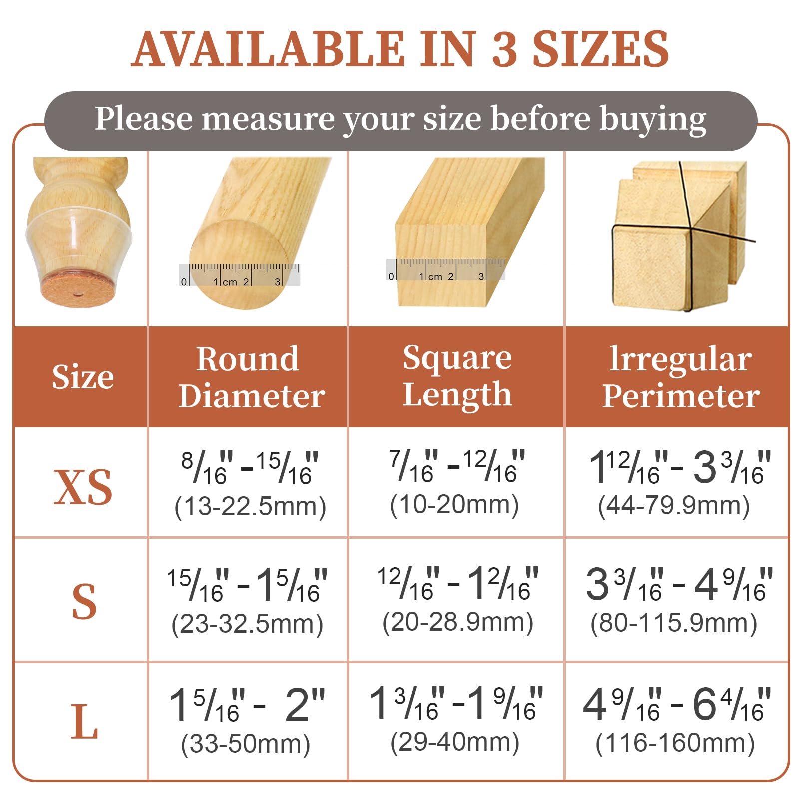 24-36pcs Chair Leg Caps Silico - Furniture Hardware Legs review and price