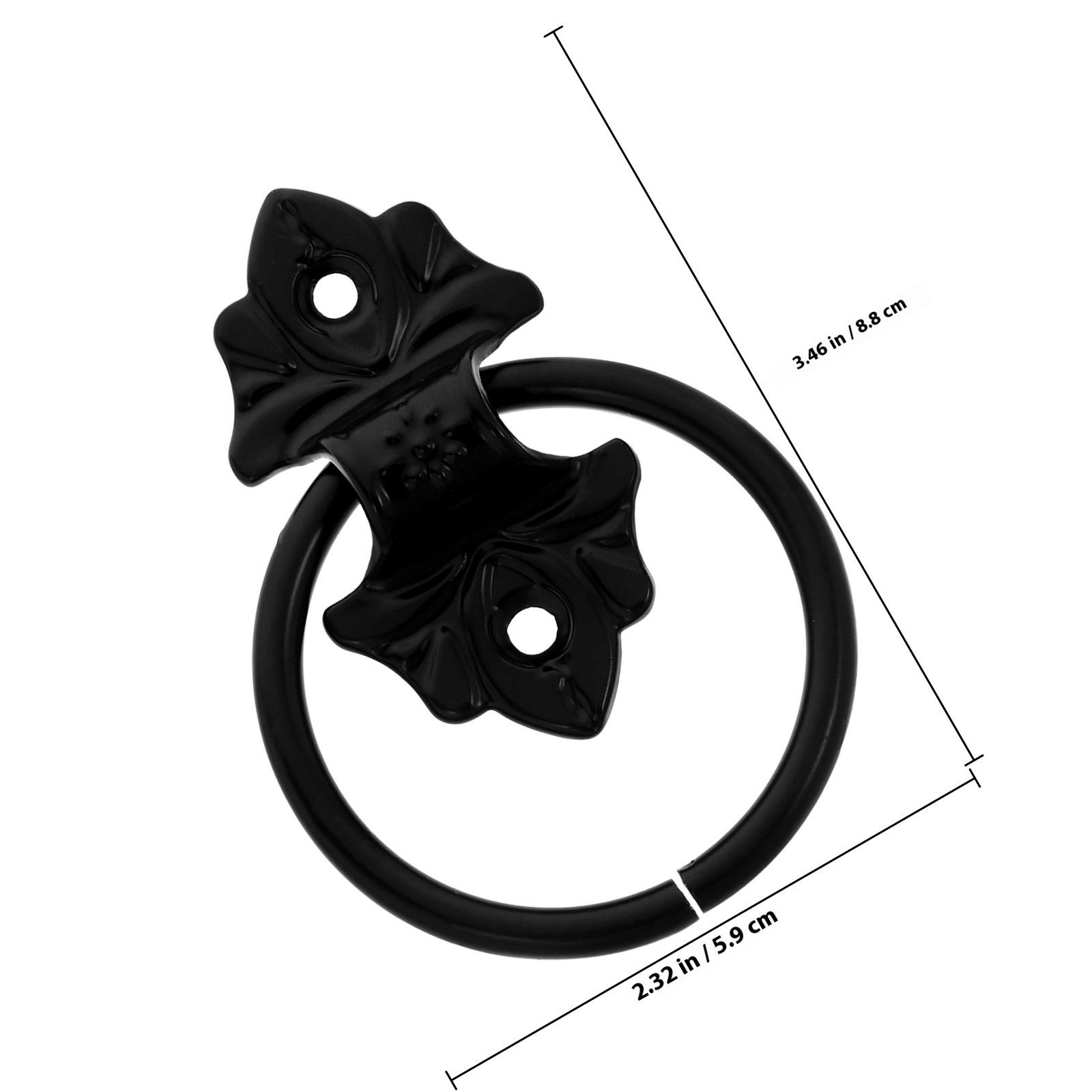 2Pcs Vintage Round Pull Rings  - Furniture Hardware Drop Pulls review and price