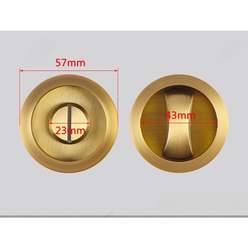 Sliding Door Lock Modern Invis - Zinc Furniture Hardware review and price