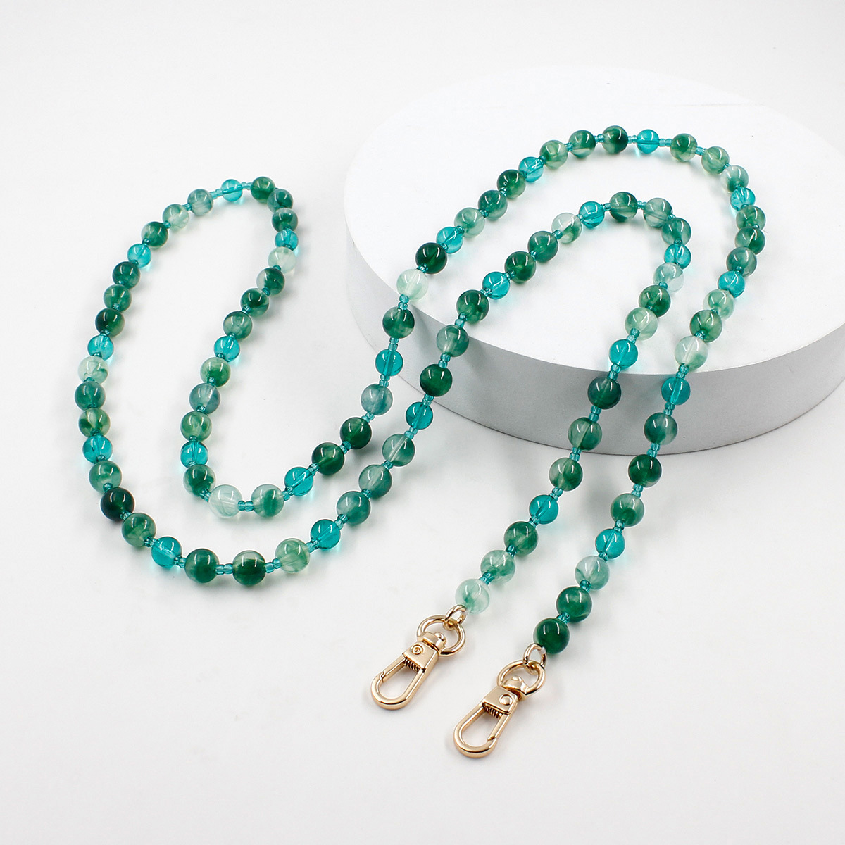 Women Glass Bead Bag Chain Lon - Zinc Furniture Hardware review and price