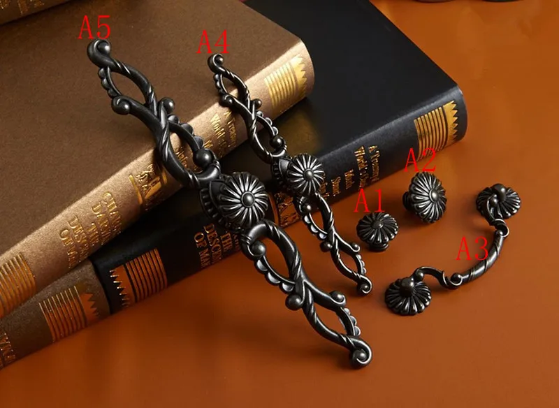 2 pcs Retro Metal Dresser Pull - Furniture Hardware Drop Pulls review and price