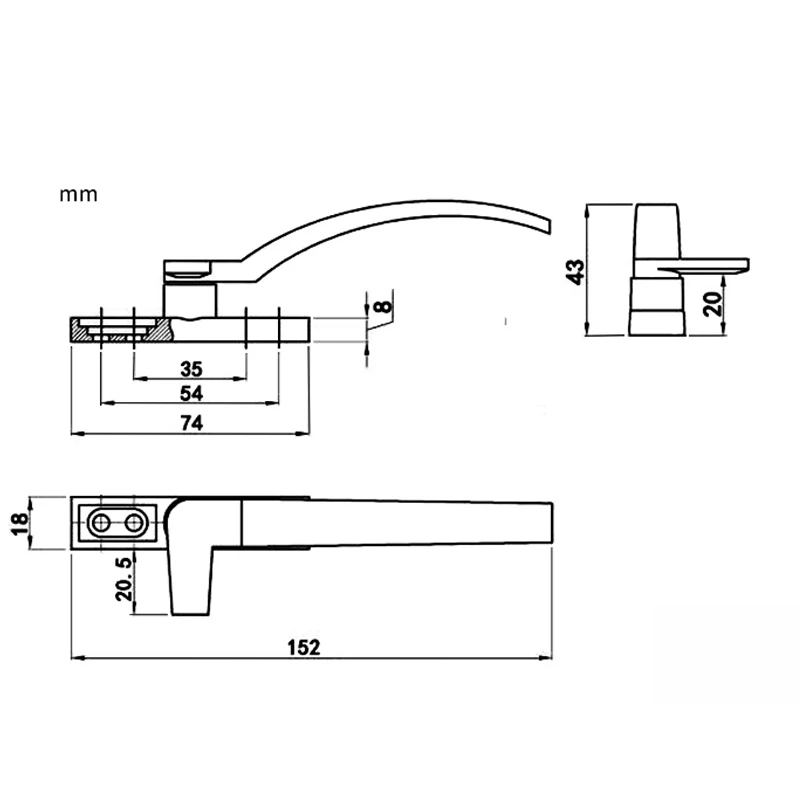 Left Right Hand White Replacem - Zinc Furniture Hardware review and price