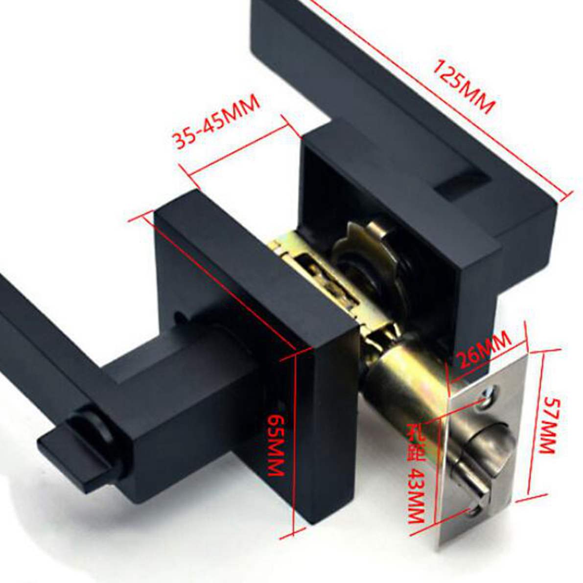 Black Door Handle Door Handle  - Zinc Furniture Hardware review and price