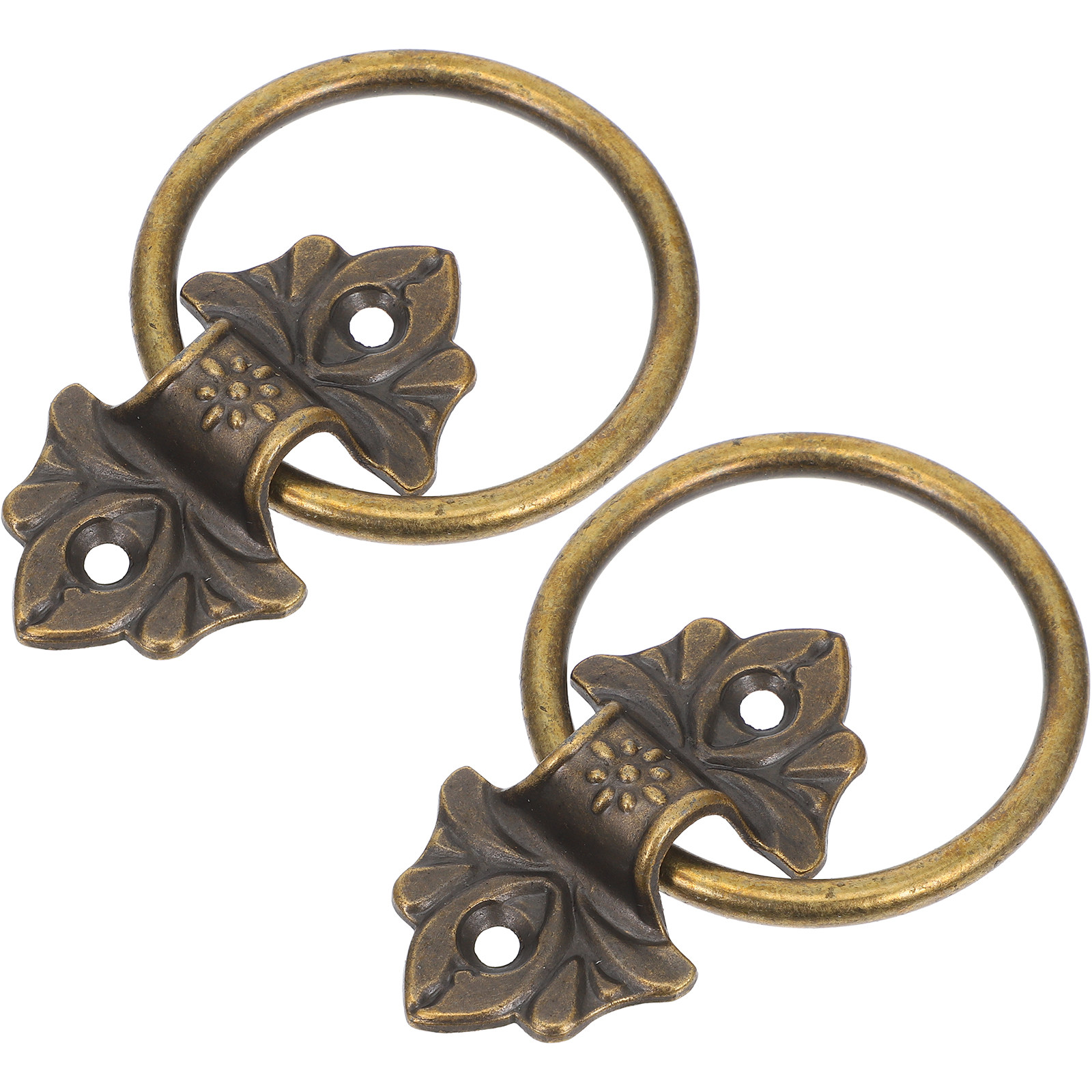 2Pcs Style Drop Ring Pulls Zin - Furniture Hardware Drop Pulls review and price