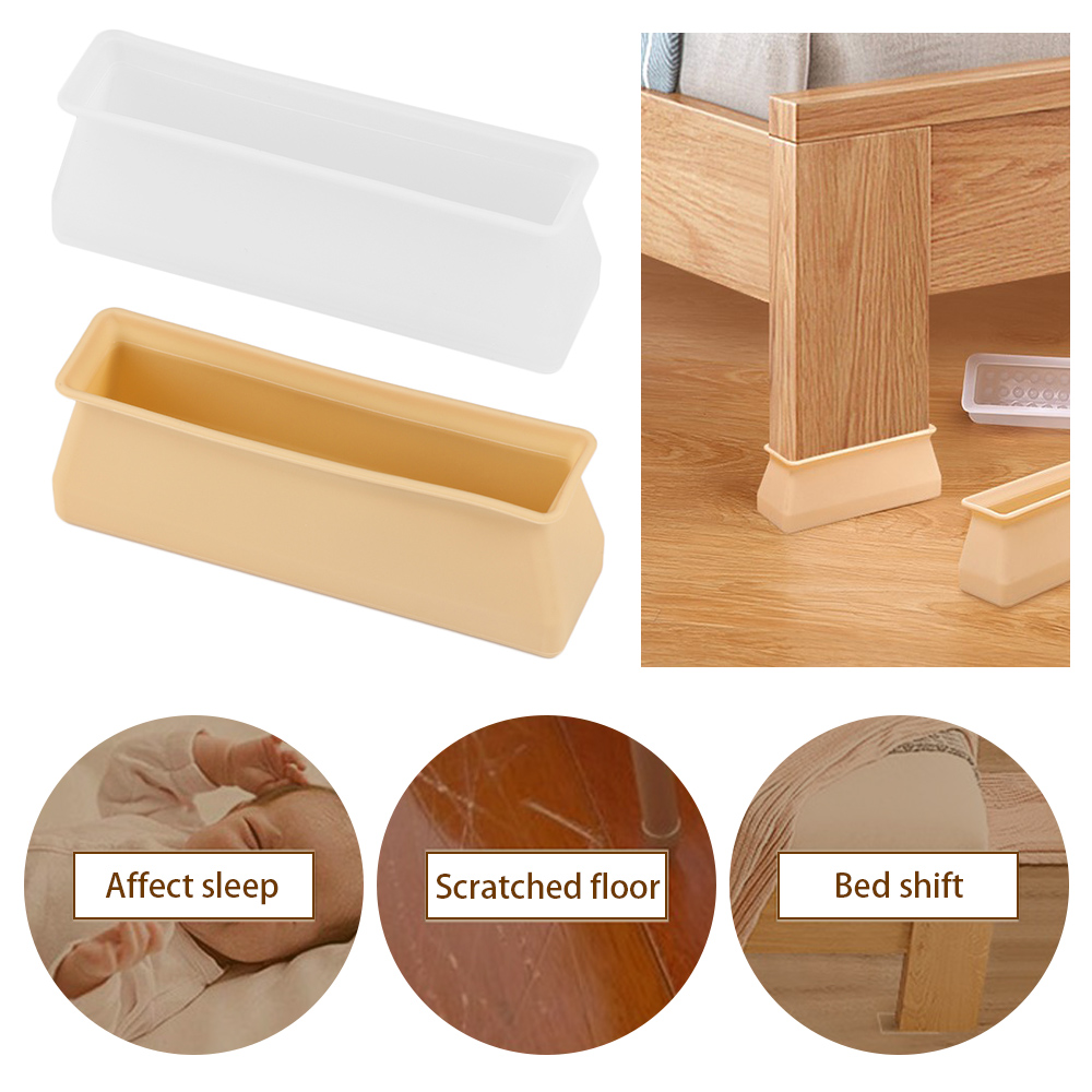 4PCS Silicone Rectangular Feet - Furniture Hardware Legs review and price