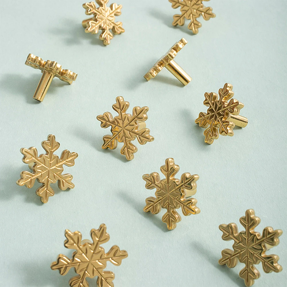 Snowflake Brass Cabinet Door K - Unique Furniture Hardware review and price