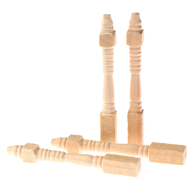 4Pcs 1:12 Dollhouse Miniature  - Furniture Hardware Legs review and price