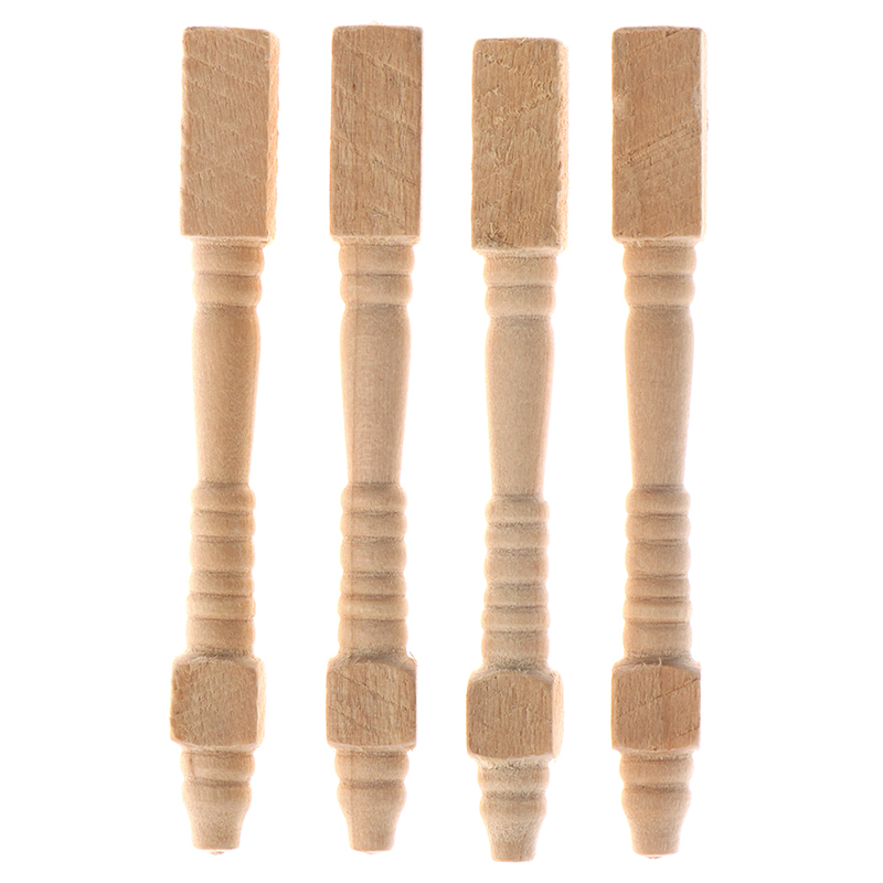 4Pcs 1:12 Dollhouse Miniature  - Furniture Hardware Legs review and price