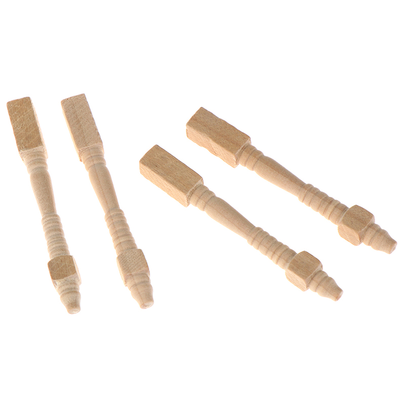 4Pcs 1:12 Dollhouse Miniature  - Furniture Hardware Legs review and price