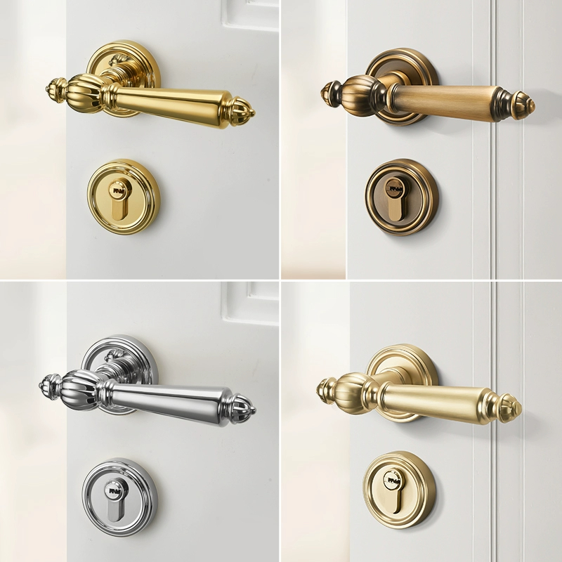 Luxurious Silent Door Lock Set - Zinc Furniture Hardware review and price