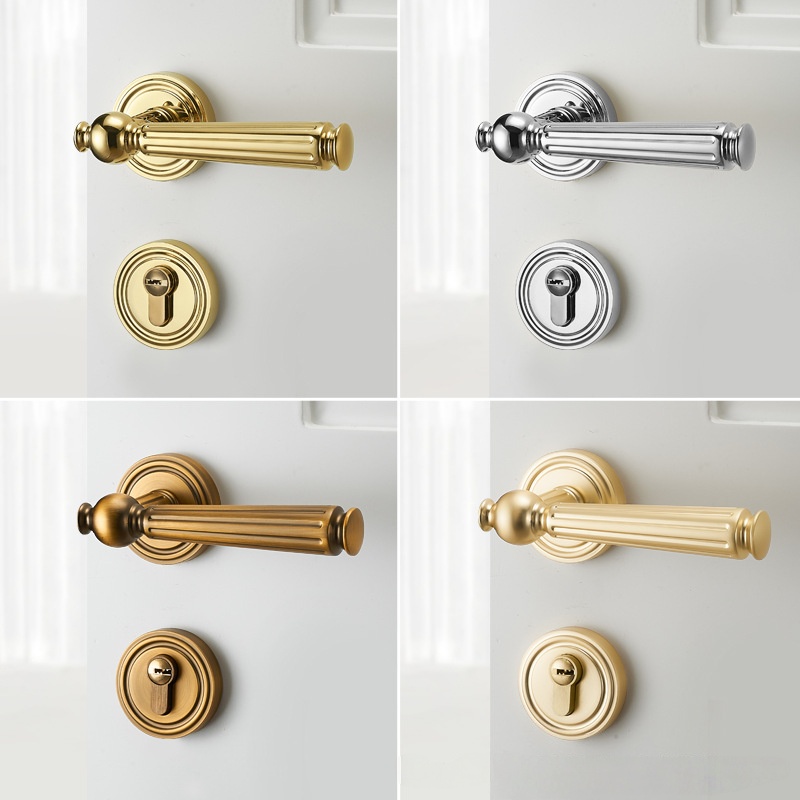Luxurious Silent Door Lock Set - Zinc Furniture Hardware review and price