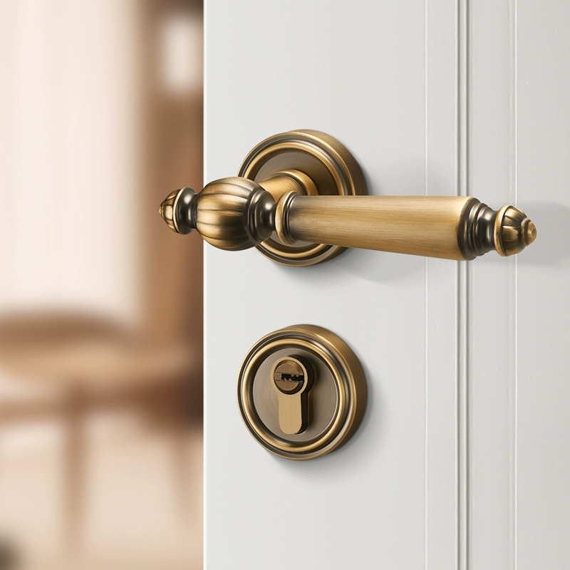 Luxurious Silent Door Lock Set - Zinc Furniture Hardware review and price