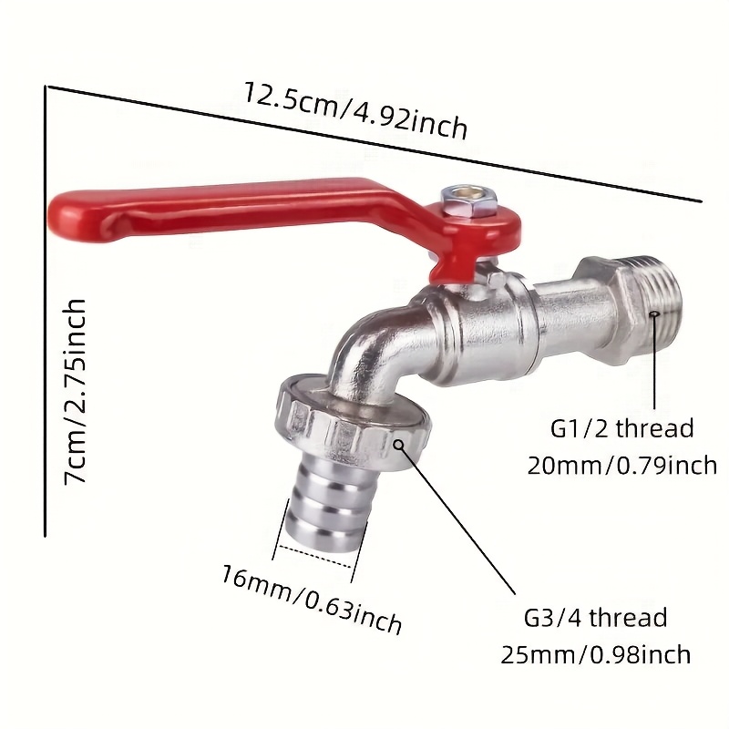 High-Flow G1/ 2inch Zinc Alloy - Zinc Furniture Hardware review and price